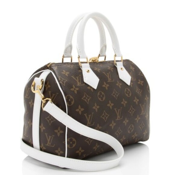 LOUIS VUITTON Monogram Canvas LV Match Speedy Bandouliere 25 Satchel pristine! - Picture 4 of 16